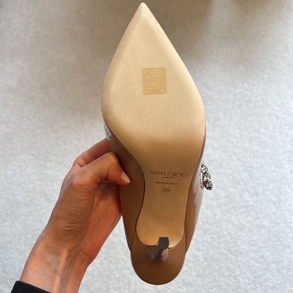 BRAND NEW IN THE BOX JIMMY CHOO BING 100 HEELS. Size 39! - Picture 6 of 7